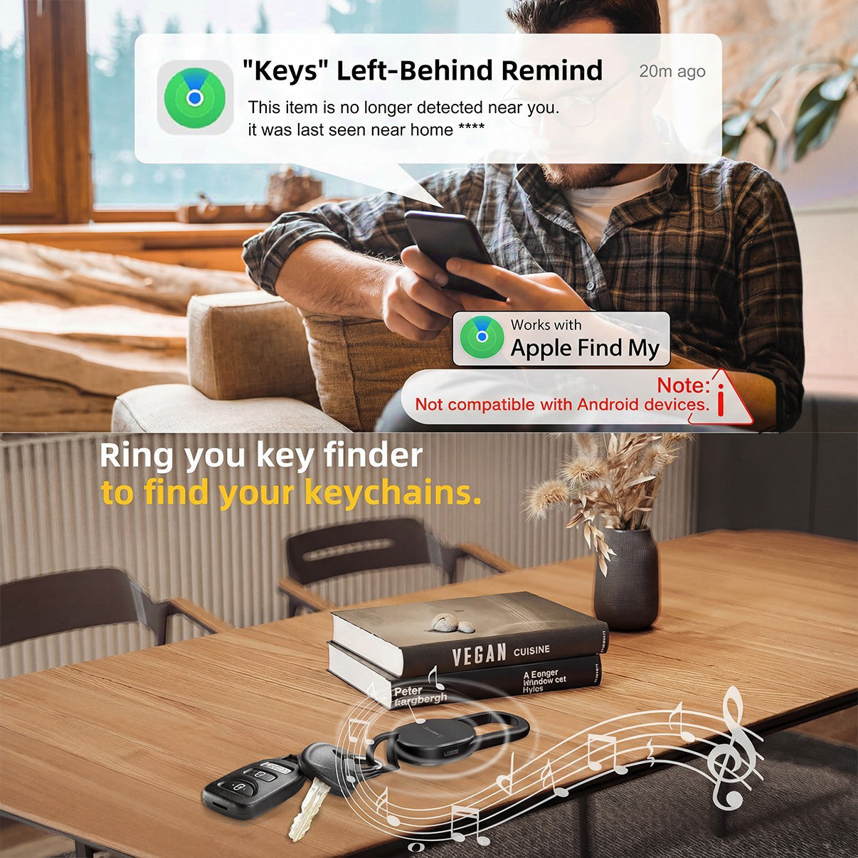 Tecinal™ GPS Keychain Tracker