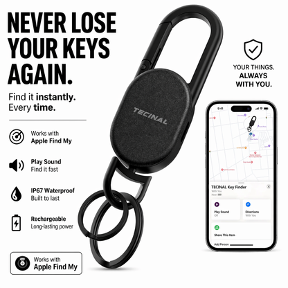 Tecinal™ GPS Keychain Tracker