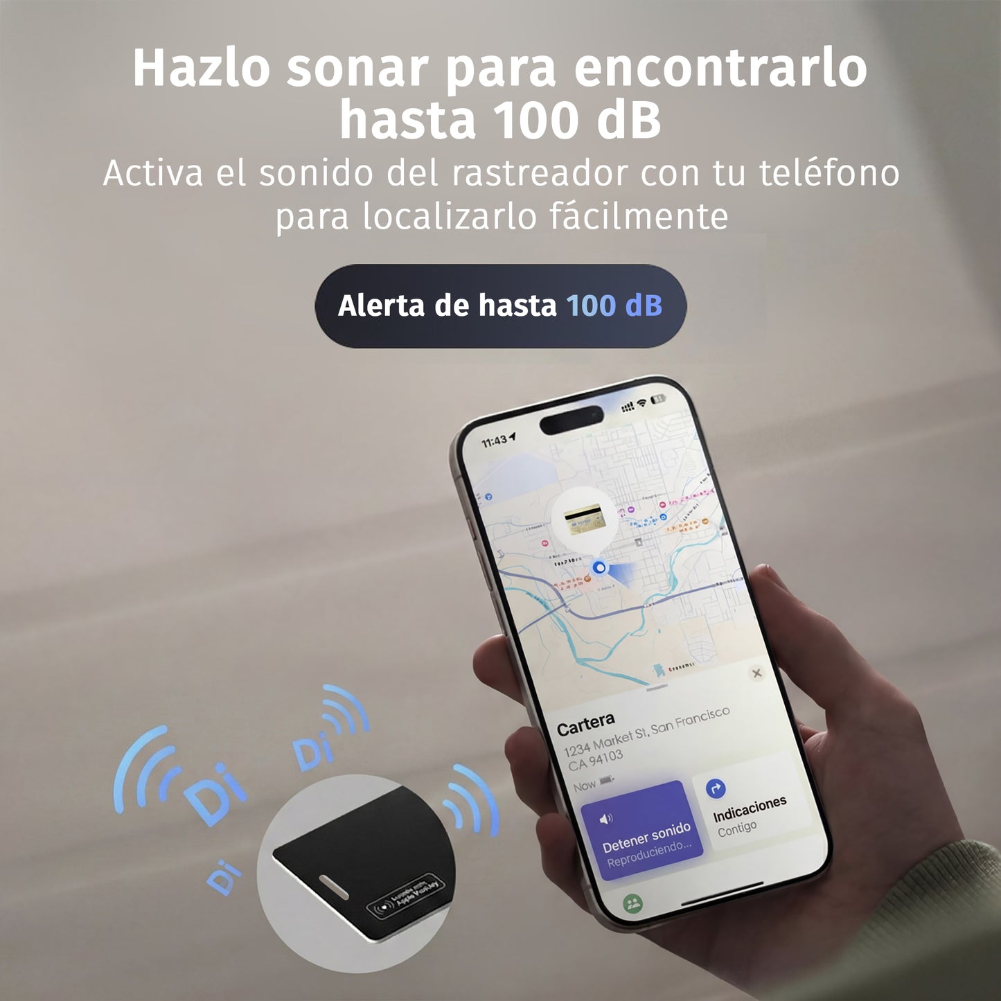 Tecinal™ Tarjeta Inteligente Localizadora
