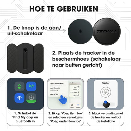 Tecinal™ Magnetische GPS-Tracker
