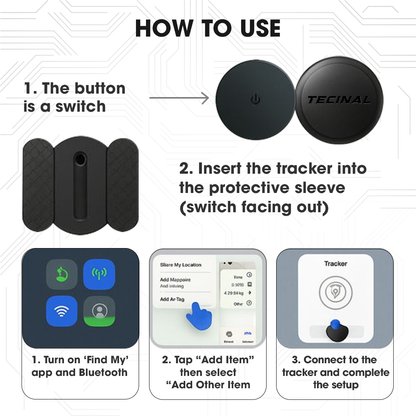Tecinal™ Magnetic GPS Tracker
