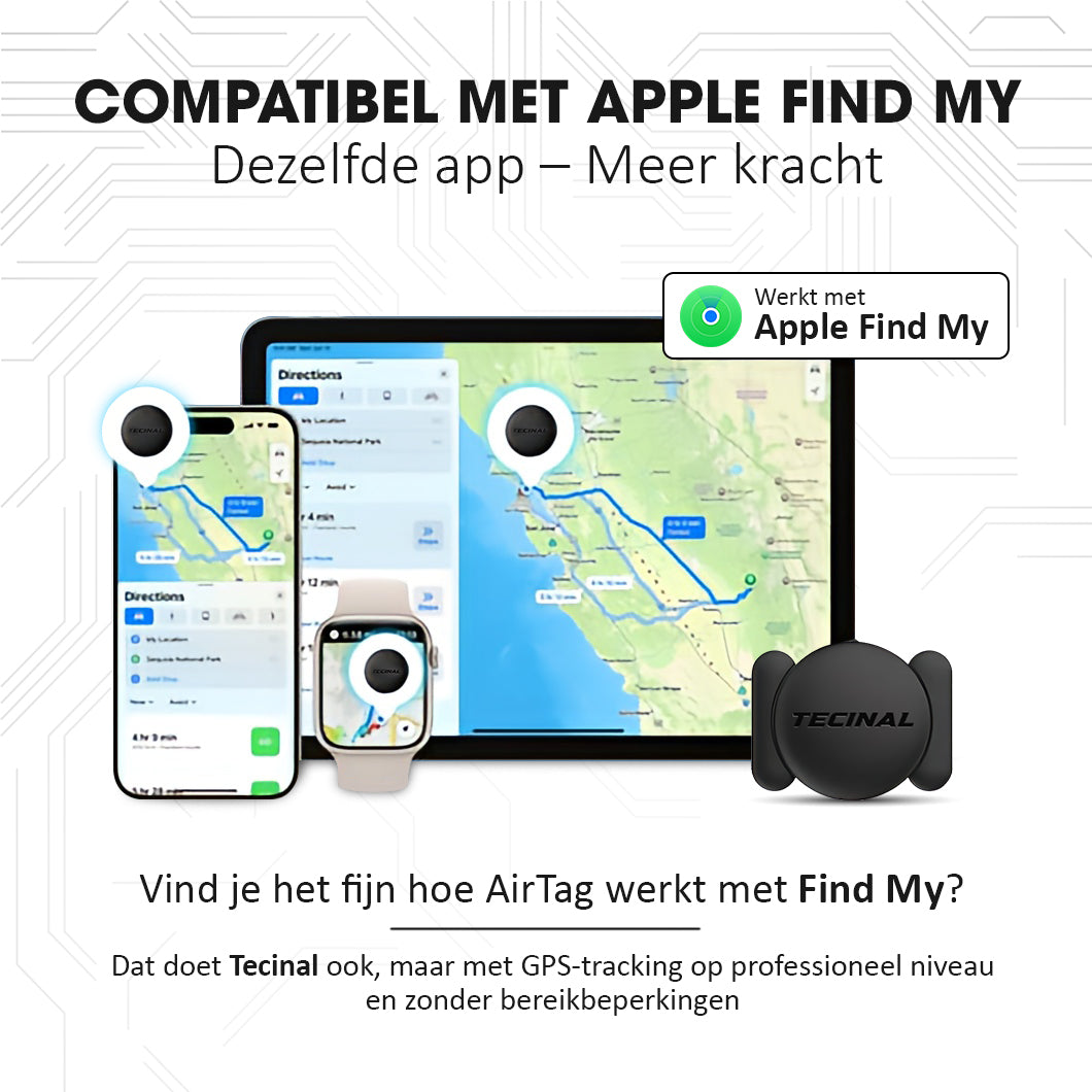 Tecinal™ Magnetische GPS-Tracker