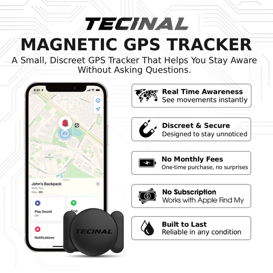 Tecinal™ Magnetic GPS Tracker